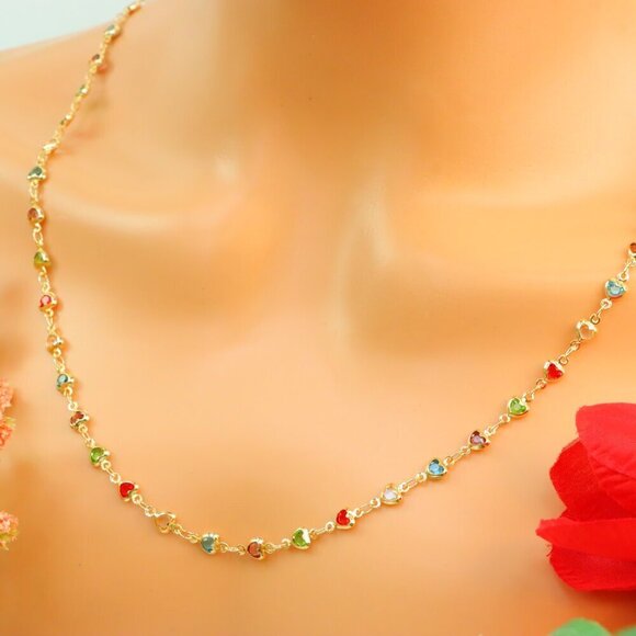 "New Beautiful Design Necklace Chain for Women/Girls, Gift, N523 - Picture 4 of 10